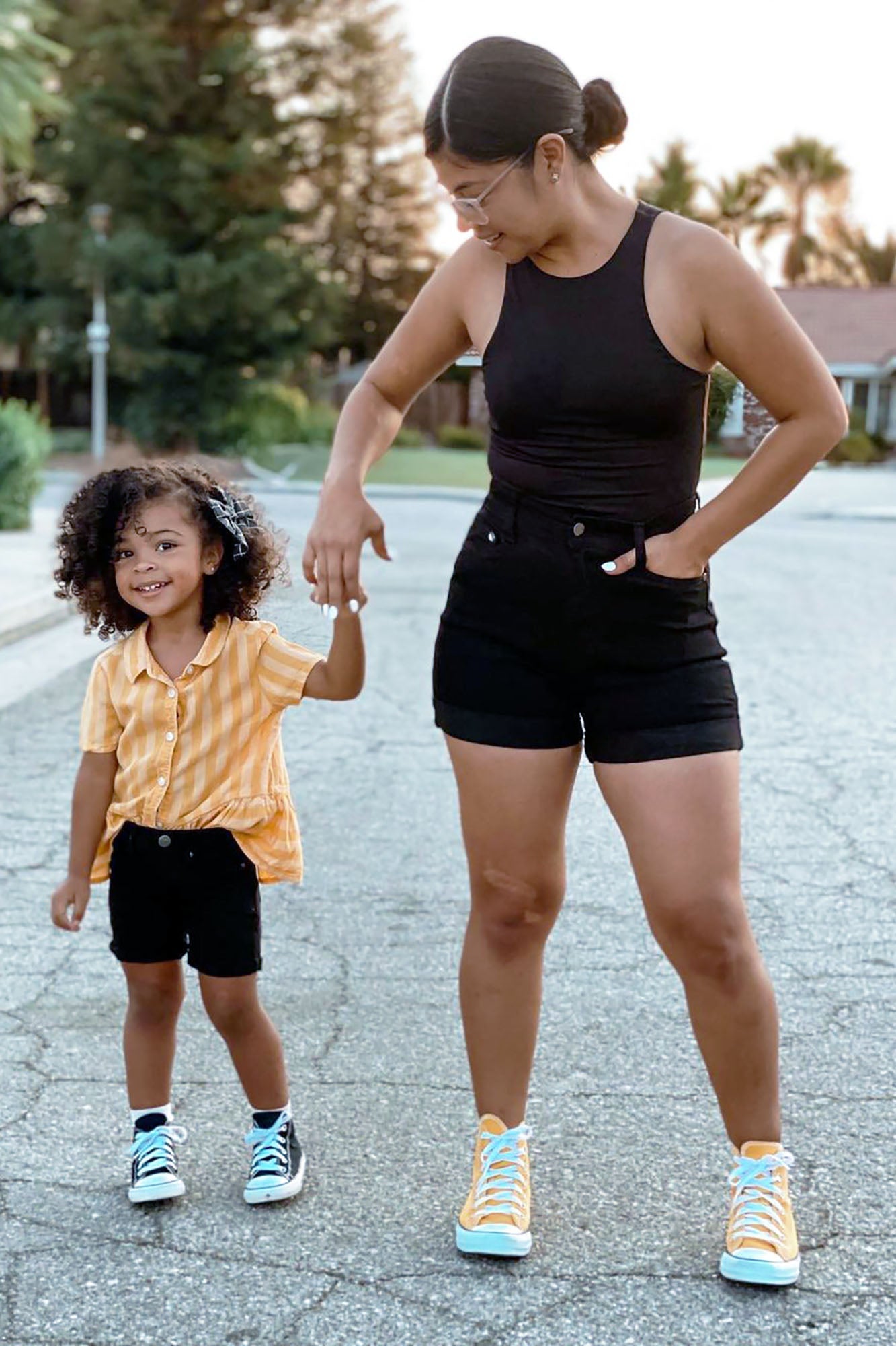 Carter Denim Shorts - Black