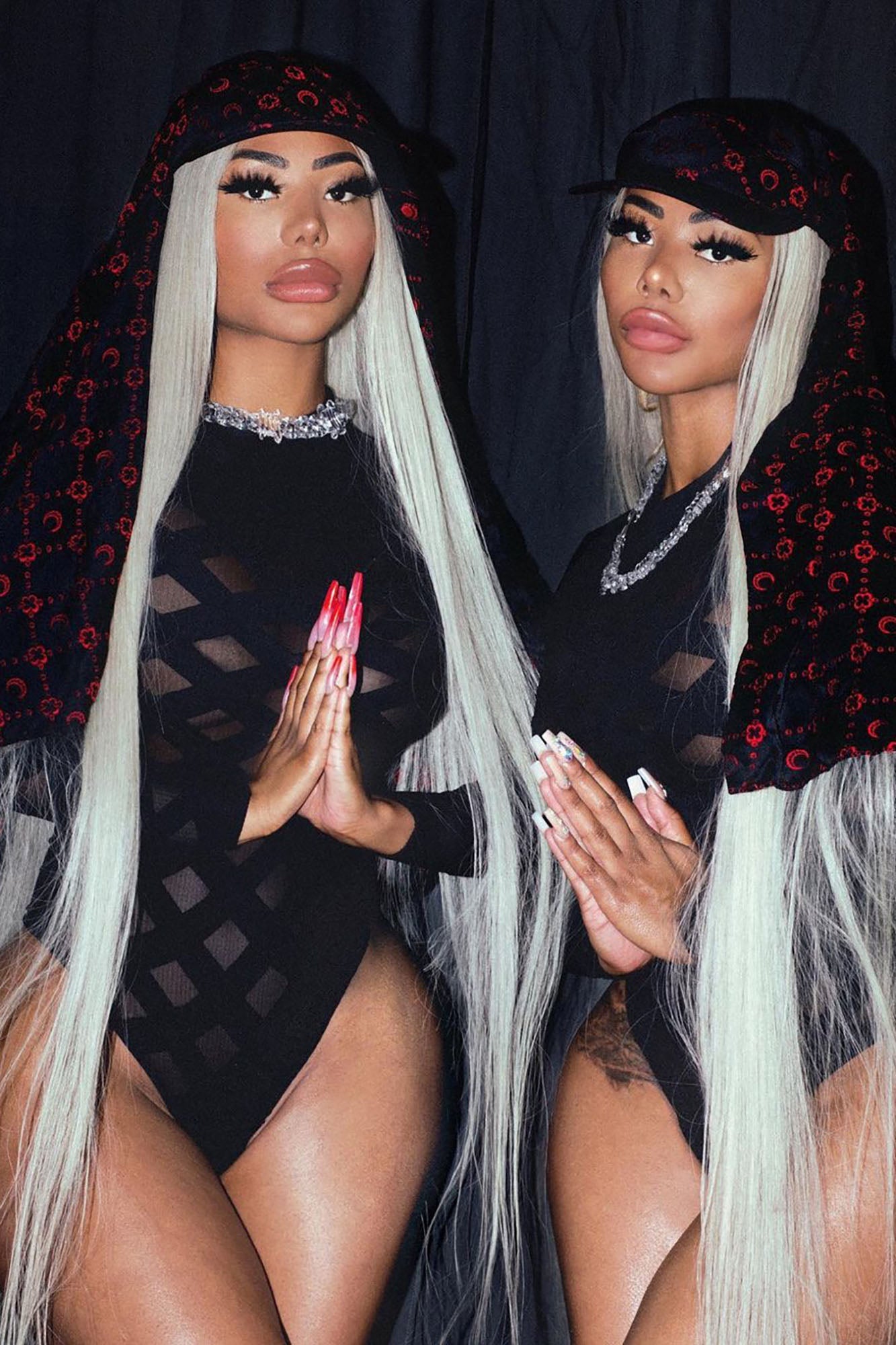 Edges That Scratch Bodysuit - Black