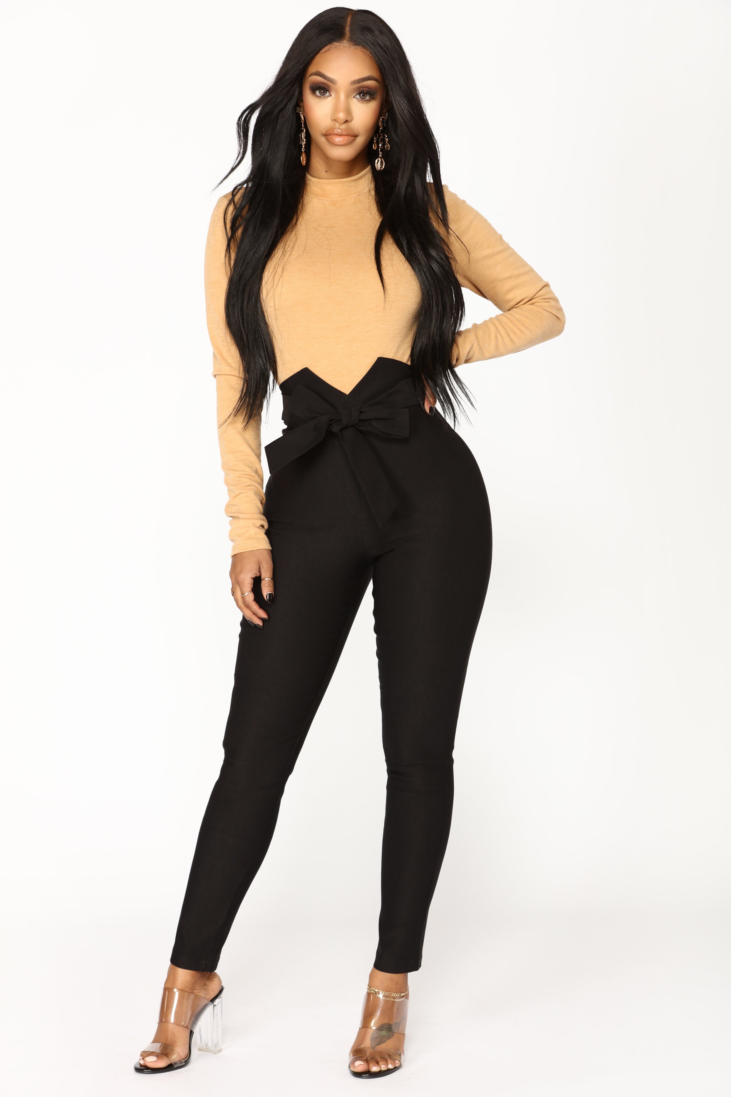 Knot Your Girl Pants - Black